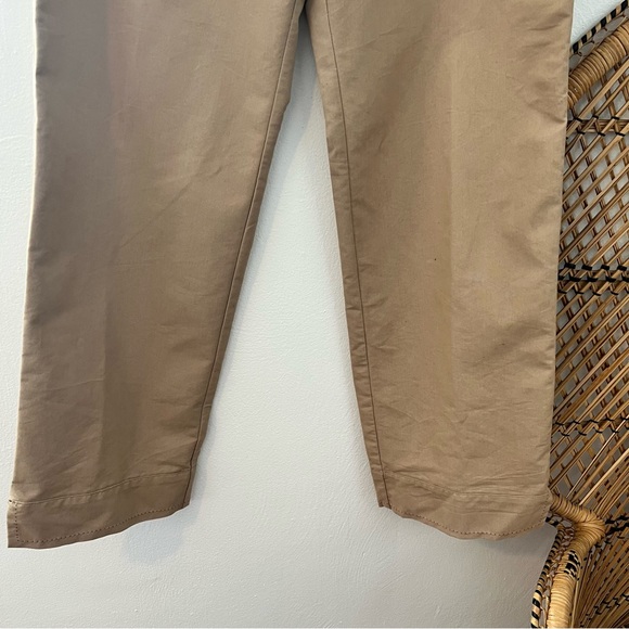 Horny Toad (Toad and Co) tan khaki cotton blend wide leg pants Size 10 - Picture 7 of 13